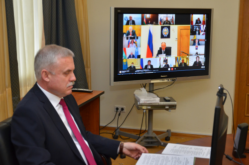 Генеральный секретарь ОДКБ Станислав Зась выступил на восьмой встрече секретарей советов безопасности государств - участниц СНГ
