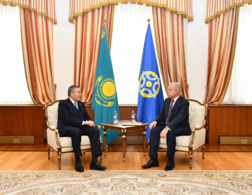 В Астане состоялись встречи Генерального секретаря ОДКБ с Министром иностранных дел и Секретарем Совета безопасности Республики Казахстан