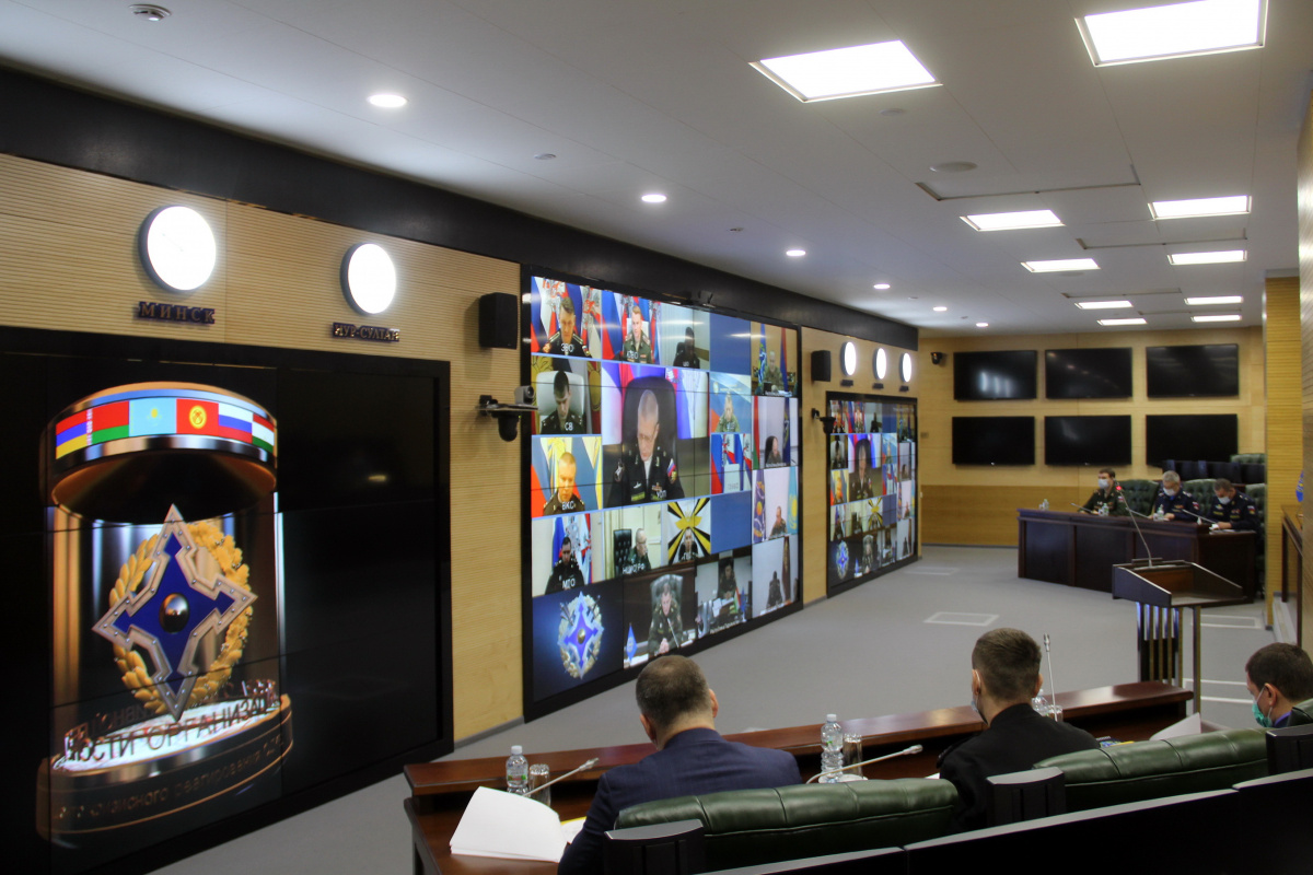 В Объединенном штабе ОДКБ в режиме видеоконференции состоялись консультации по плану совместной подготовки органов управления и формирований сил и средств системы коллективной безопасности на 2022 год