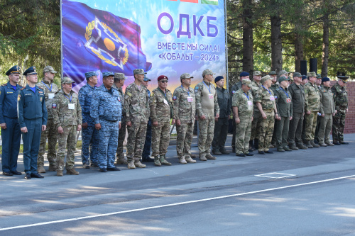 Торжественное открытие учений ОДКБ «КОБАЛЬТ-2024» под руководством Росгвардии прошло в Новосибирске