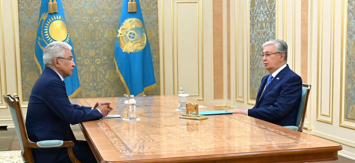  Состоялась встреча Президента Казахстана Касым-Жомарта Токаева и Генерального секретаря ОДКБ Имангали Тасмагамбетова 