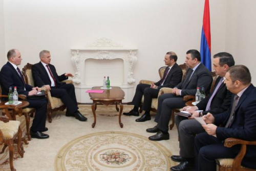 Генеральный секретарь ОДКБ встретился с Секретарем Совета Безопасности Армении