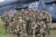 Группа специального назначения контингента ВС Армении перед вылетом на задание