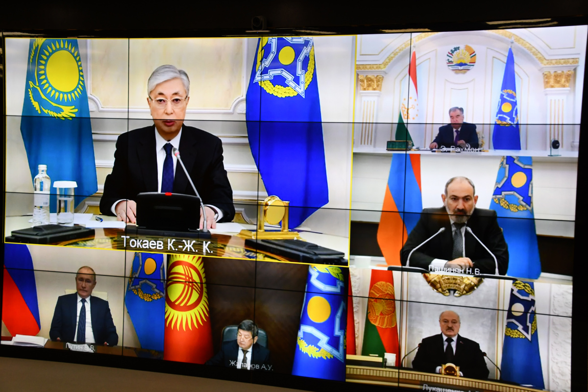10 января в формате видеоконференции состоялось внеочередная сессия Совета коллективной безопасности ОДКБ. Обсуждалась ситуация в Республике Казахстан и меры по нормализации обстановки в стране 