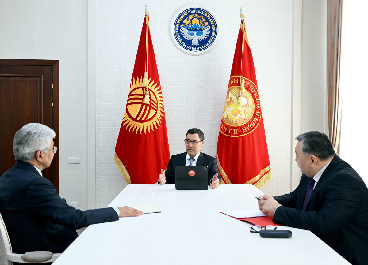 Президент Кыргызской Республики Садыр Жапаров встретился с Генеральным секретарём ОДКБ