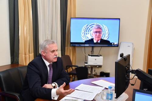 Состоялась видеовстреча между Генеральным секретарем ОДКБ и помощником Генерального секретаря ООН по политическим вопросам