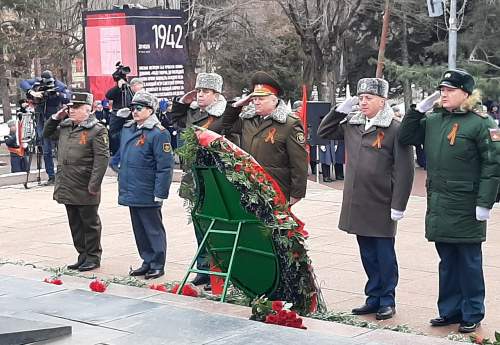 Делегация военнослужащих Объединенного штаба ОДКБ приняла участие в мероприятиях, посвященных 80-летию разгрома советскими войсками немецко-фашистских войск в Сталинградской битве