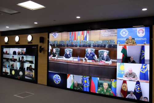 Состоялась совместная тренировка Объединенного штаба и Секретариата ОДКБ с участием оперативных групп государств – членов Организации