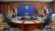 Неформальная встреча глав государств-членов ОДКБ началась, 28 мая 2013 г с выступления Председателя Совета коллективной безопасности ОДКБ в 2013 году - Президента Кыргызской Республики Алмазбека Атамбаева.