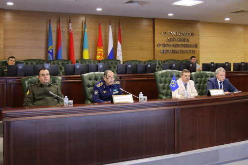 В Объединенном штабе состоялись консультации, направленные на совершенствование вопросов подготовки и проведения учений с Миротворческими силами ОДКБ
