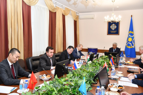 Генеральный секретарь ОДКБ Имангали Тасмагамбетов провел встречу с постпредами государств-членов ОДКБ  
