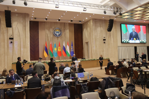 Генеральный секретарь ОДКБ подвел итоги деятельности Организации и проинформировал о результатах заседания Совета коллективной безопасности