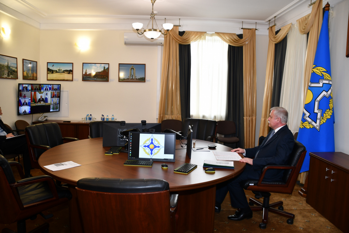 Генеральный секретарь ОДКБ Станислав Зась в режиме видеоконференции принял участие в саммите СНГ