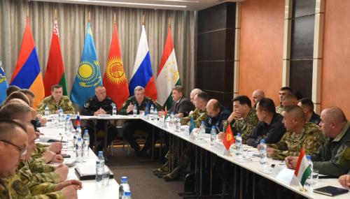 Состоялись вторые штабные переговоры по подготовке к международным тактико-специальным учениям ОДКБ «Кобальт-2024» 
