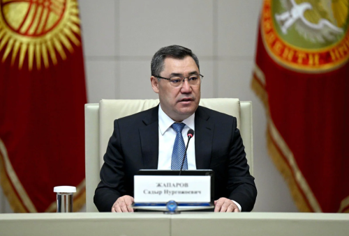 Президент Кыргызстана Садыр Жапаров принял участников заседания Совета министров обороны ОДКБ Президент Кыргызстана Садыр Жапаров принял участников заседания Совета министров обороны ОДКБ