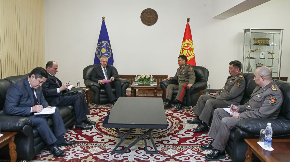 Генеральный секретаь ОДКБ Станислав Зась в Бишкеке провел встречи с Начальником Генштаба и Секретарем Совета Безопасности  Кыргызстана