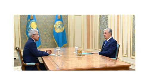 Состоялась встреча Президента Казахстана Касым-Жомарта Токаева и Генерального секретаря ОДКБ Имангали Тасмагамбетова 
