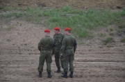 Военная полиция охраняет порядок на полигоне