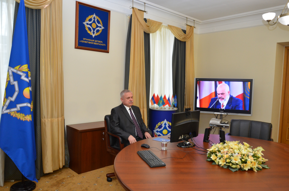 Генеральный секретарь ОДКБ Станислав Зась принял участие в заседании СМИД ОБСЕ, которое проходит в формате видеоконференции